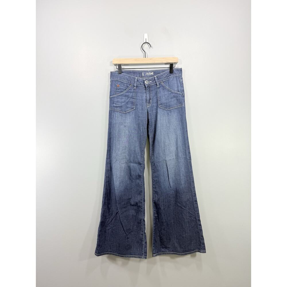Vintage Hudson Women’s Y2K Wide-Leg Relaxed Low Rise Jeans size 28 - Picture 2 of 7